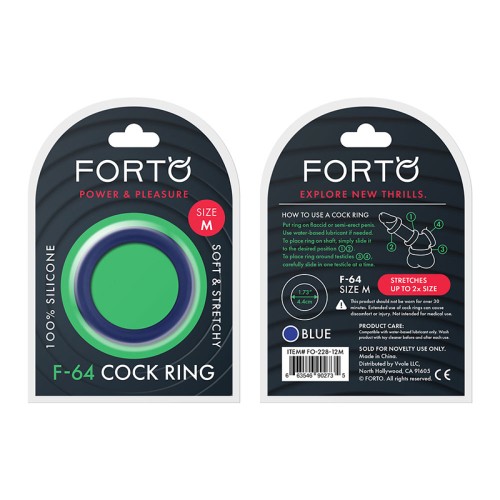 Forto F-64 Silicone Cockring - Stretching Pleasure