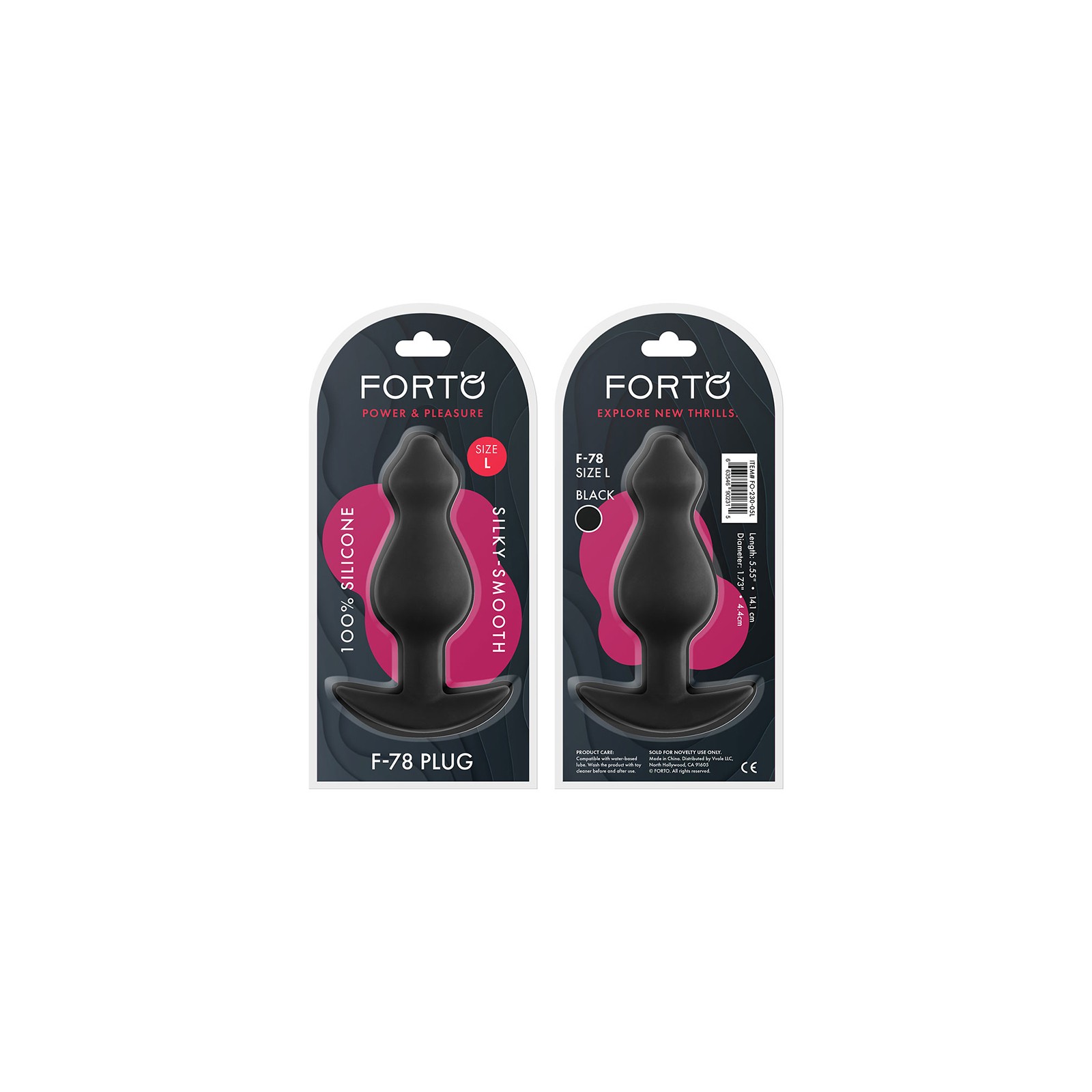 Forto F-78 Large Pointee Silicone Anal Plug