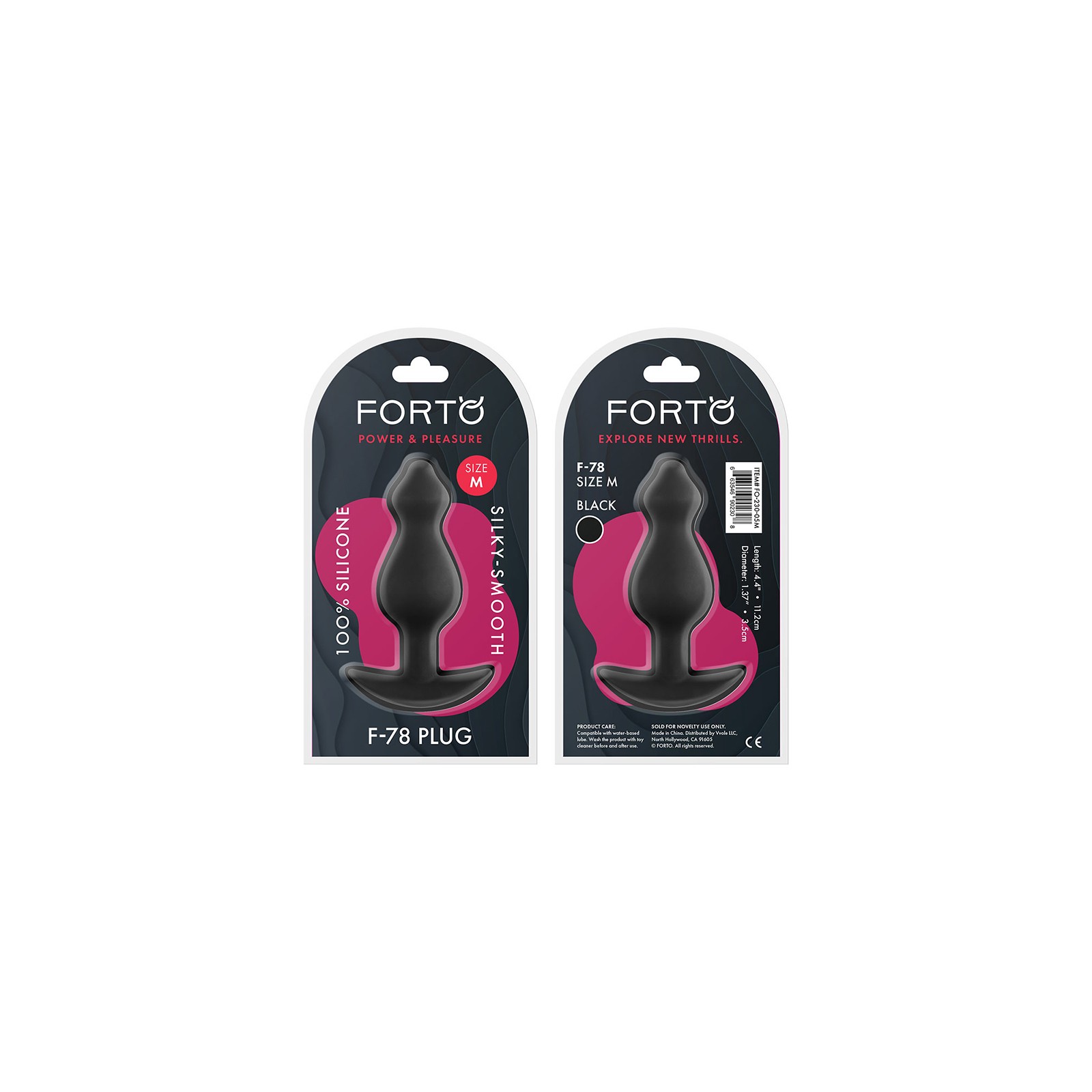 Forto F-78 Medium Pointee Silicone Anal Plug