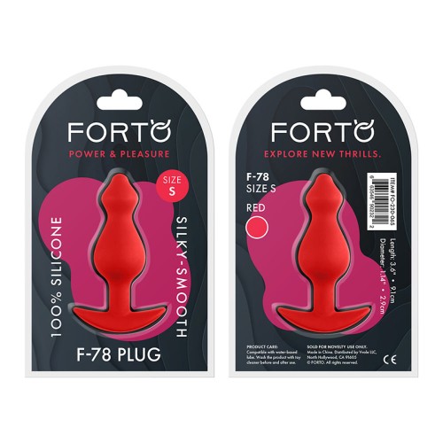 Forto F-78 Pointee Silicone Anal Plug for Beginners