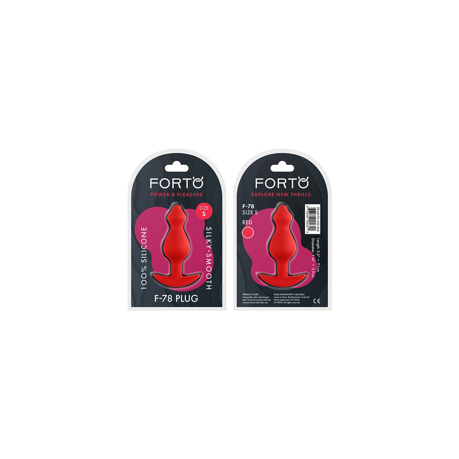 Forto F-78 Pointee Silicone Anal Plug for Beginners