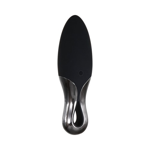 Evolved Teardrop Rechargeable Silicone Mini Vibrator Black