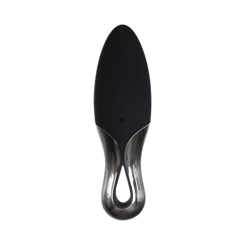 Evolved Teardrop Rechargeable Silicone Mini Vibrator Black