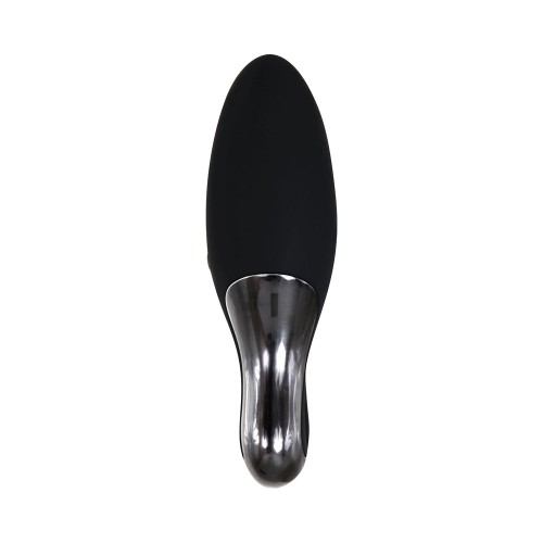 Evolved Teardrop Rechargeable Silicone Mini Vibrator Black