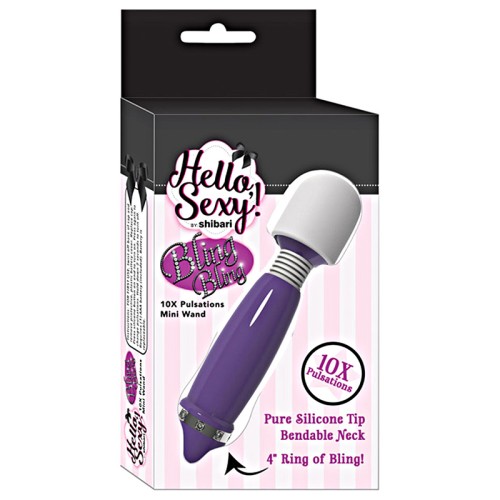 Mini Varita Recargable Hello Sexy Bling 10X