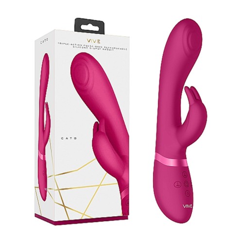 VIVE CATO Rechargeable Pulse-Wave Rabbit Vibrator