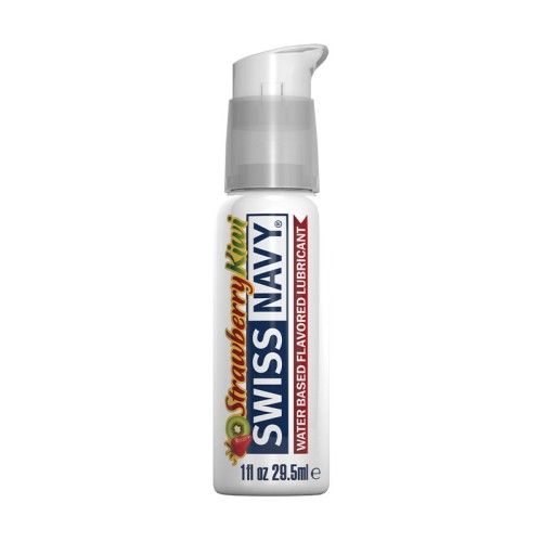 Swiss Navy Strawberry Kiwi Flavored Lubricant 1 oz. - Real Taste