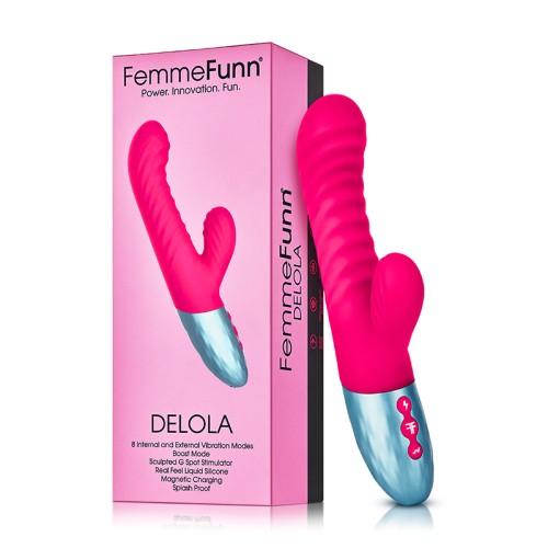 FemmeFunn Delola G-Spot Vibrator for Dual Stimulation