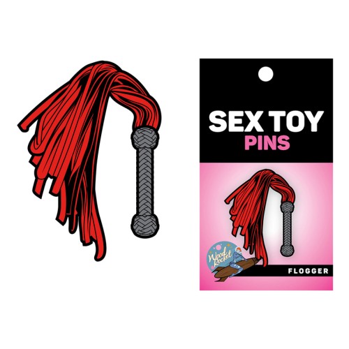 Sex Toy Pin - Flogger Fun Accessory