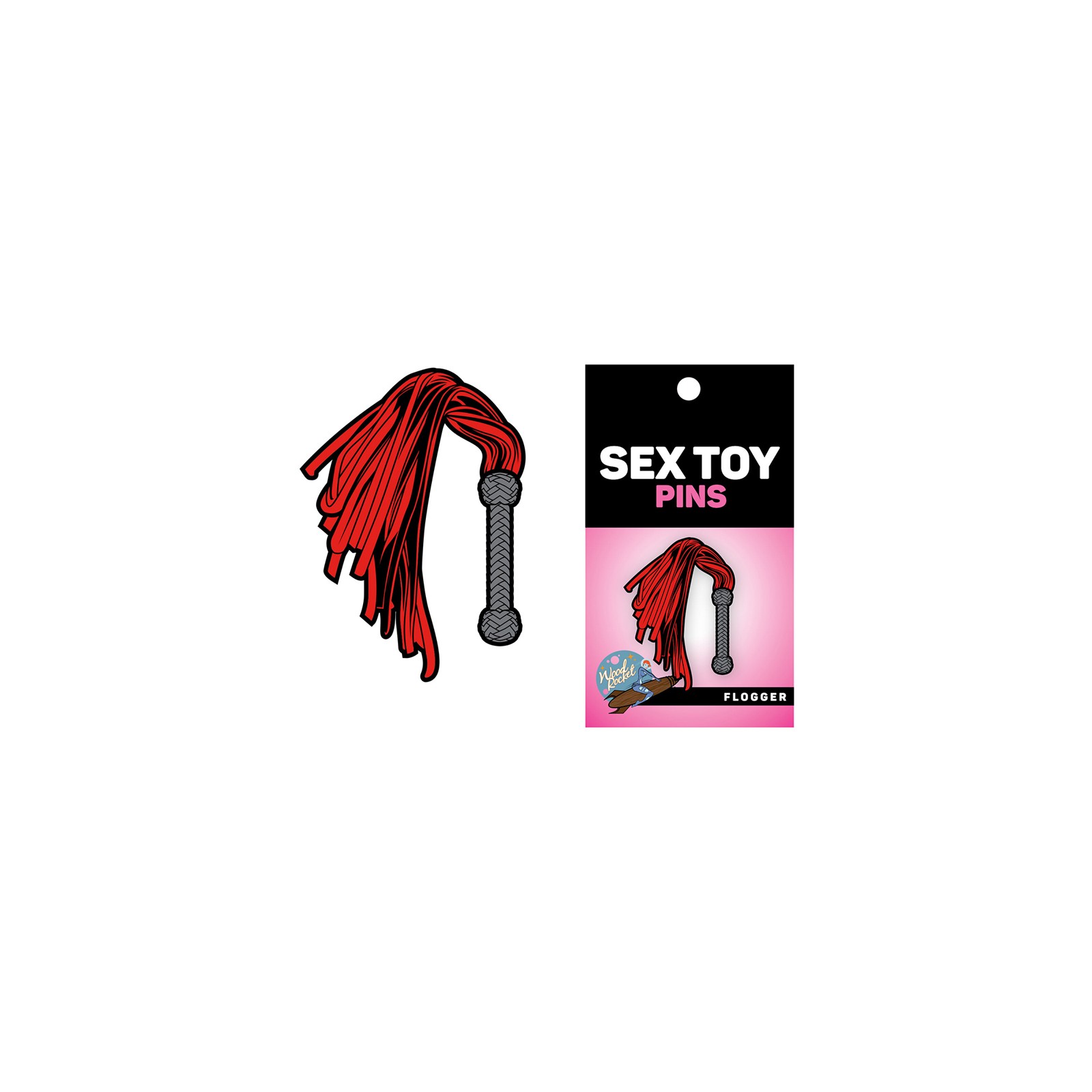 Sex Toy Pin - Flogger Fun Accessory