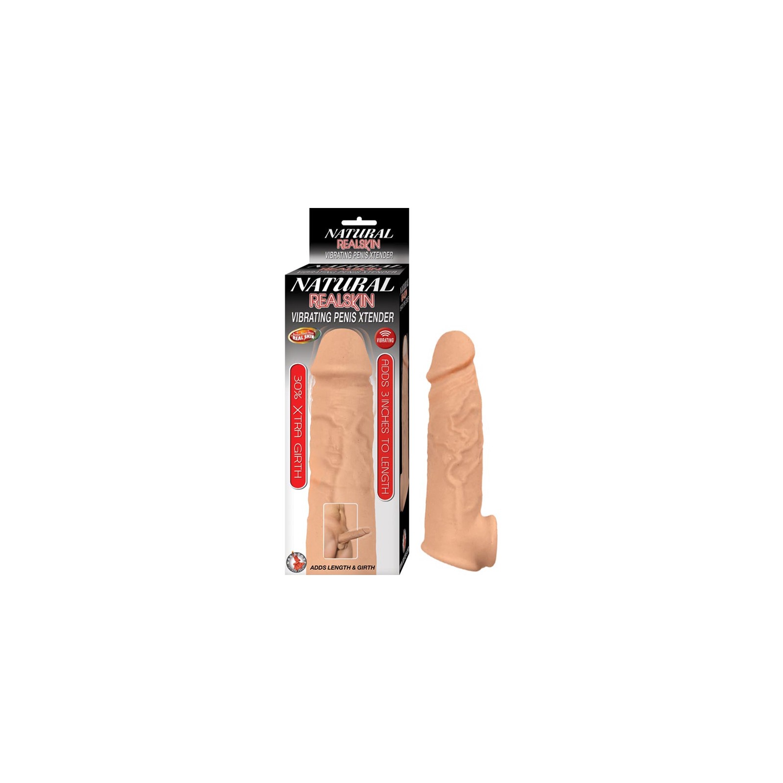 Extensor de Pene Vibrante Natural para Mayor Placer