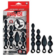 Vibrating Anal Fantasy Kit - Anal-Ese Collection Black