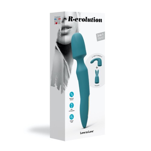 Love to Love R-evolution 3-in-1 Rechargeable Wand Vibrator