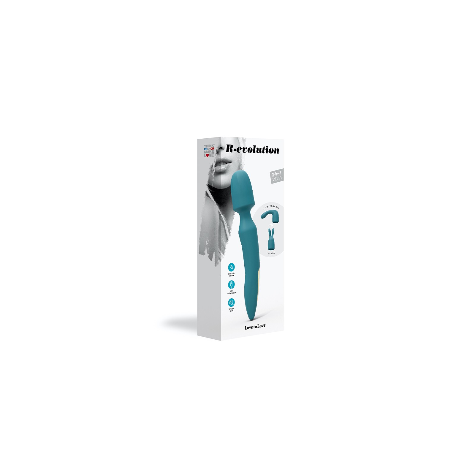 Love to Love R-evolution 3-in-1 Rechargeable Wand Vibrator