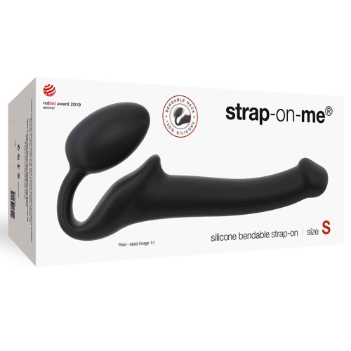 Strap-On-Me Semi-Realistic Bendable Dildo - Black S