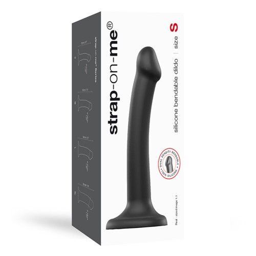 Dildo de Silicona Flexible Strap-On-Me - Negro