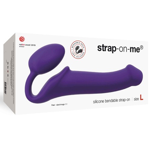 Arnés Flexible de Silicona Strap-On-Me Morado L