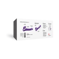 Strap-On-Me Rechargeable Remote-Controlled Silicone Vibrating Strap-On