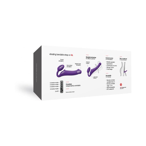 Strap-On-Me Rechargeable Vibrating Strap-On for Couples