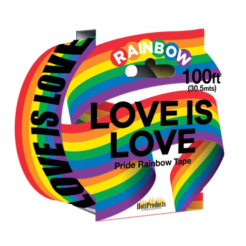 Love Is Love Rainbow Party Tape - Celebrate Pride