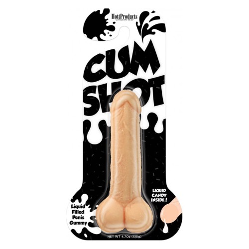 Cum Shots Gummy Pecker Lleno de Líquido