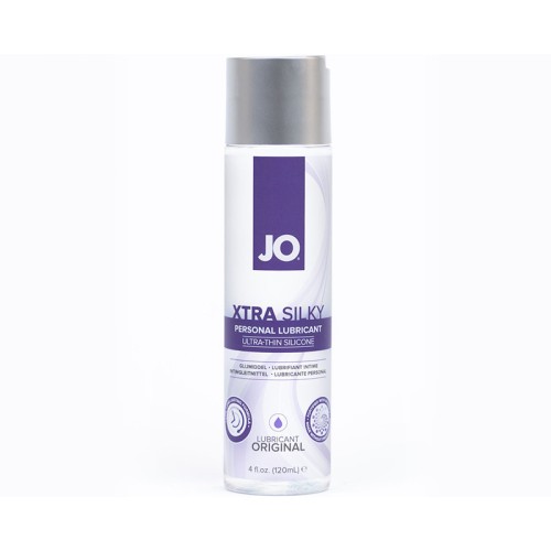 Lubricante de Silicona JO Xtra Silky de 4 oz.