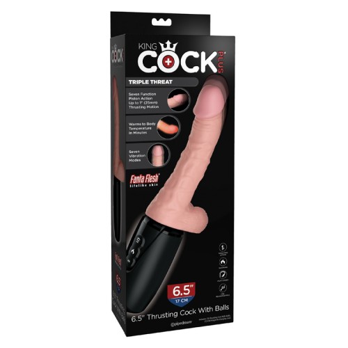 Pipedream King Cock Plus 6.5 in. Pene Thrusting