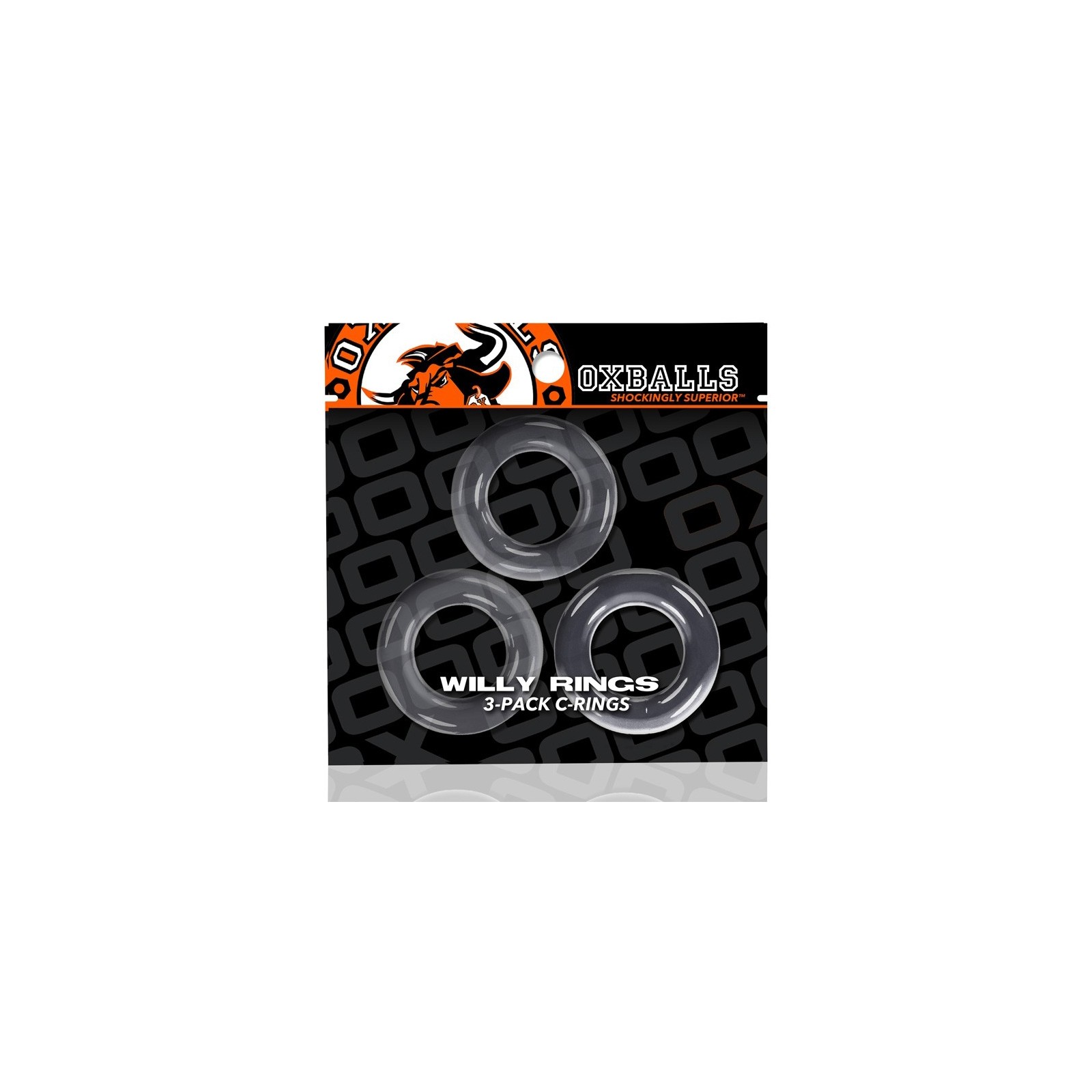 Oxballs Willy Rings 3-Pack Cockrings Claro