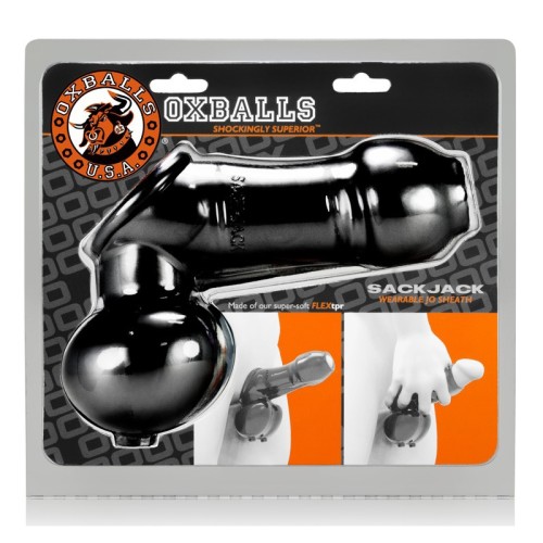 Oxballs Sackjack Funda de Autoplacer O/S Negra - Placer Supremo