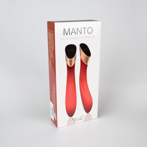 Vibrador Manto Táctil G-Punto Rojo