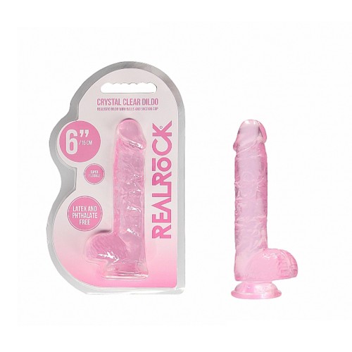 Dildo Transparente de 6 Pulgadas - Experiencia Realista