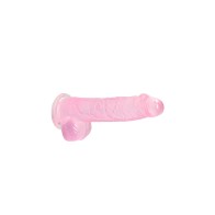 Dildo Transparente de 6 Pulgadas - Experiencia Realista