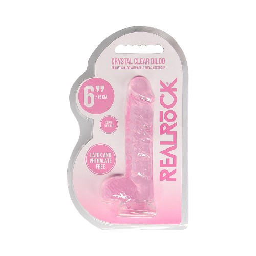 Dildo Transparente de 6 Pulgadas - Experiencia Realista