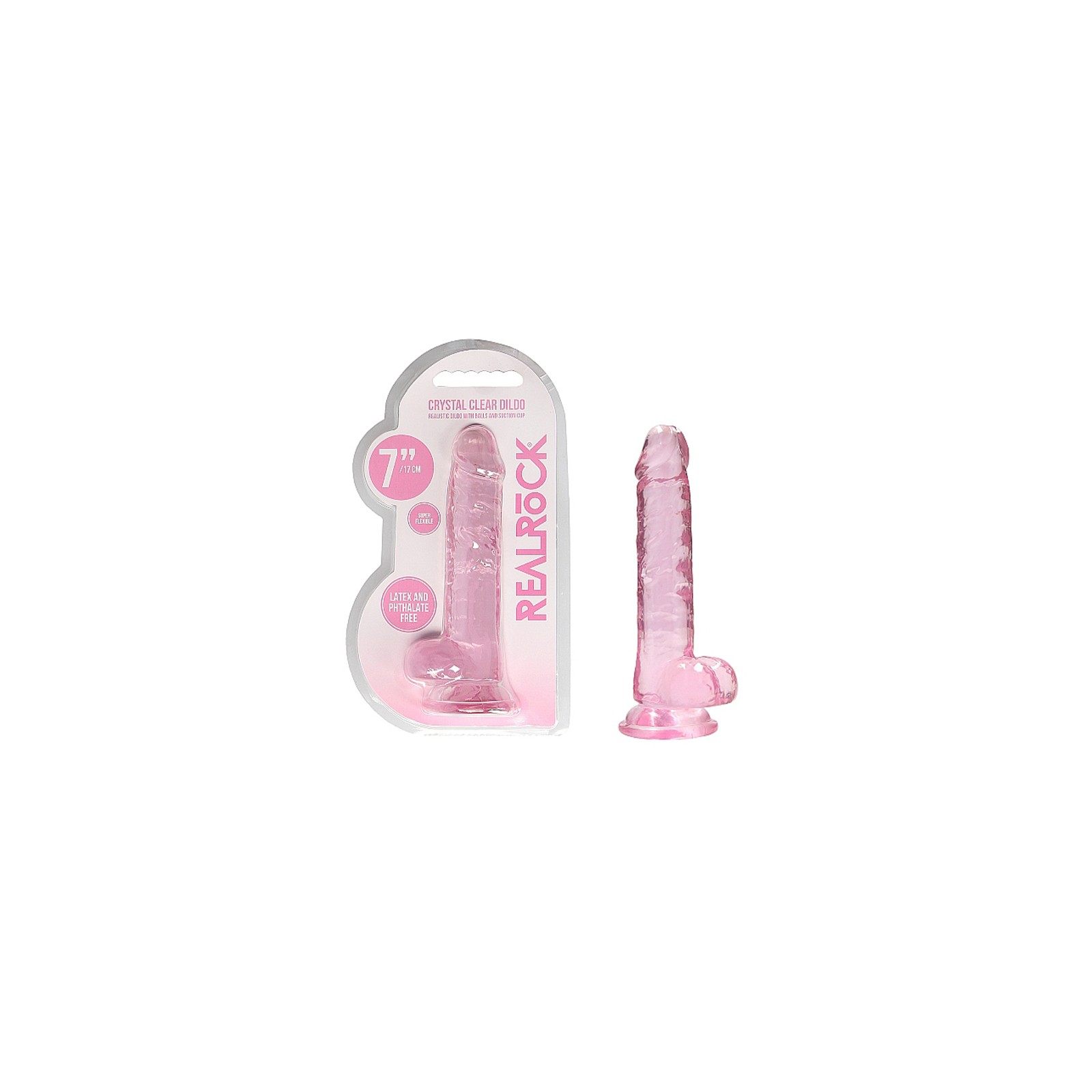 Dildo Realista Crystal Clear RealRock