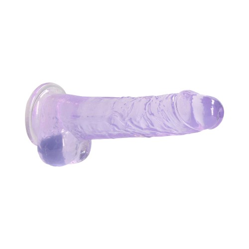 Dildo Realista Transparente RealRock con Ventosa