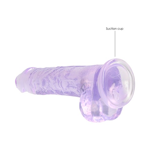 Dildo Realista Transparente RealRock con Ventosa