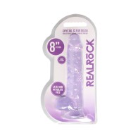 Dildo Realista Transparente RealRock con Ventosa