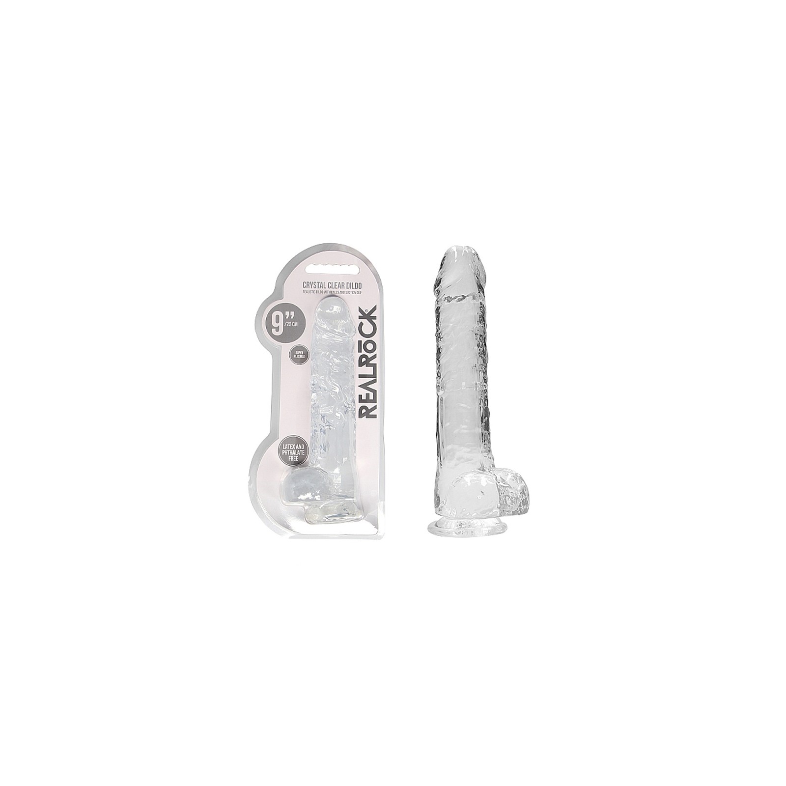 Dildo Transparentes RealRock con Ventosa