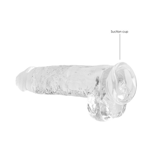 Dildo Transparentes RealRock con Ventosa