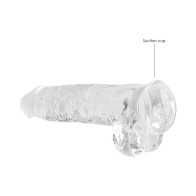 Dildo Transparentes RealRock con Ventosa