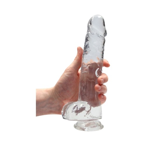 Dildo Transparentes RealRock con Ventosa