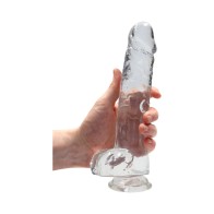 Dildo Transparentes RealRock con Ventosa