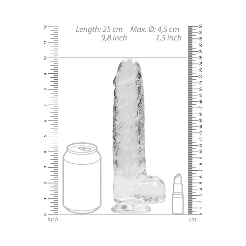 Dildo Transparentes RealRock con Ventosa