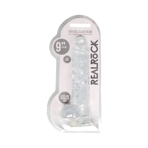 Dildo Transparentes RealRock con Ventosa