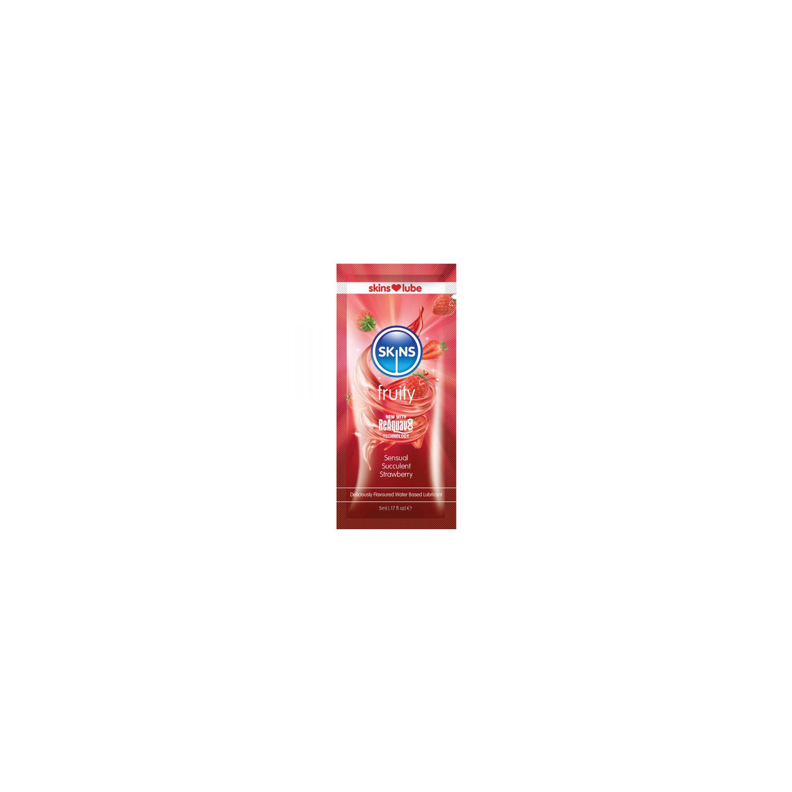 Lubricante a Base de Agua Skins Sabor Fresa