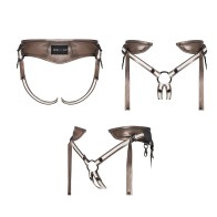 Strap-On-Me Desirous Faux Leather Harness for Ultimate Comfort