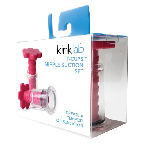 Kinklab T-Cups Nipple Suction Set