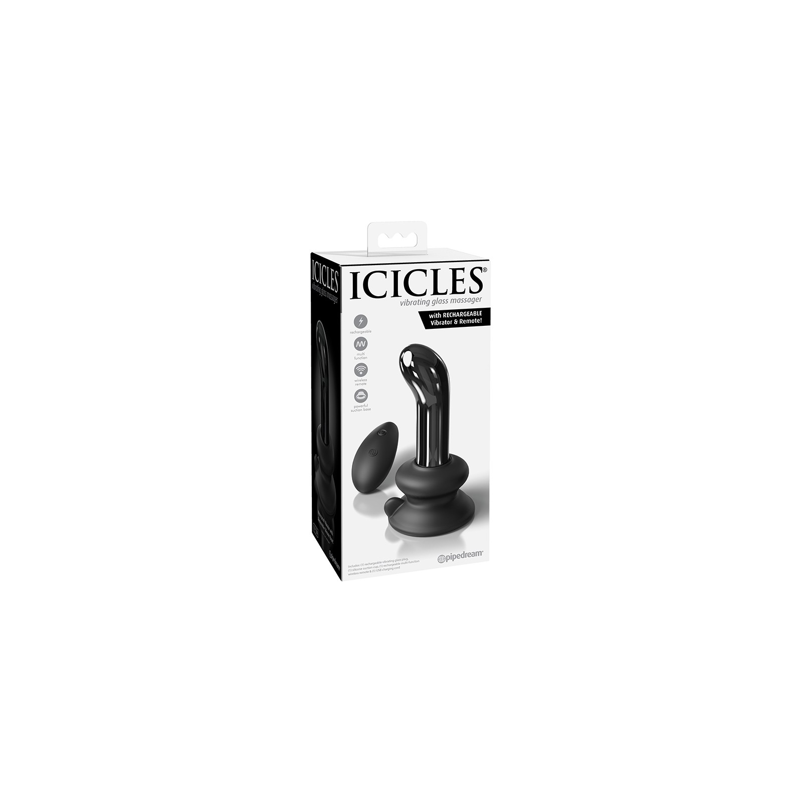 Pipedream Icicles No. 84 Curved Glass Massager