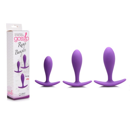 Gossip Rump Bumpers Set de Entrenamiento de Plugs Anales de Silicona