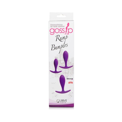 Gossip Rump Bumpers Set de Entrenamiento de Plugs Anales de Silicona